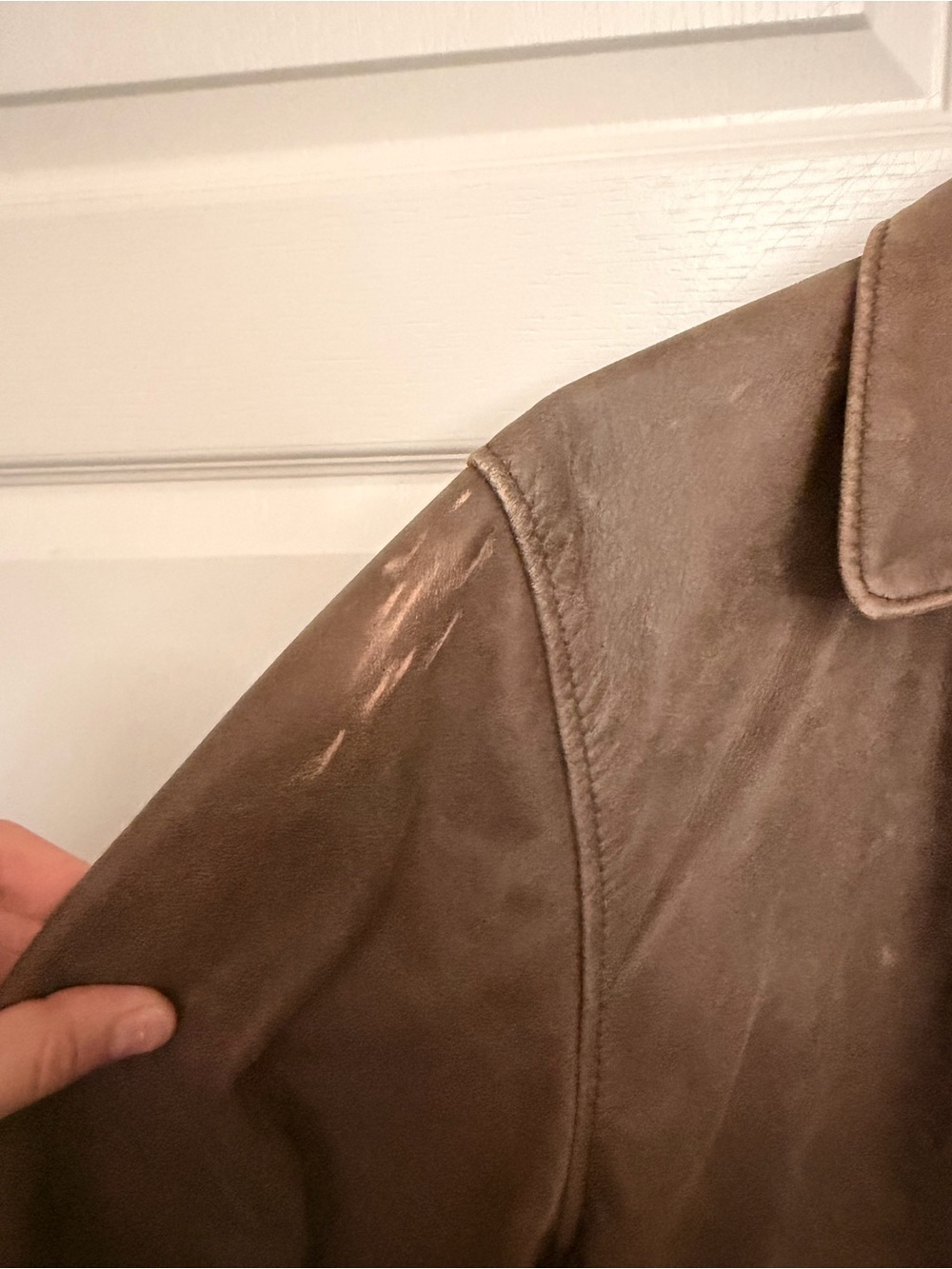 US Wings Cooper Original Vintage Cowhide Leather Indy-Style Jacket - Picture 6 of 7